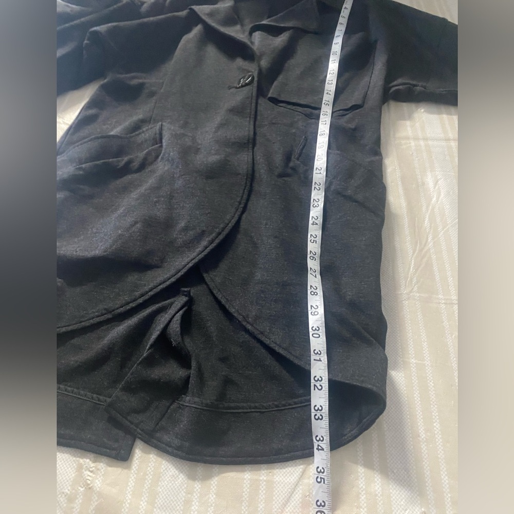 CAbi Women’s Casual Charcoal Ponte Knit Lisbon Topper Jacket  size Small - Picture 9 of 9